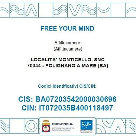 Free Your Mind - Alberto * Polignano a Mare